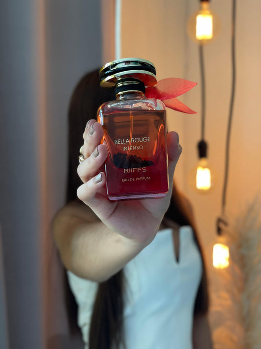 PERFUME ARABE RIIFFS BELLE ROUGE INTENSO